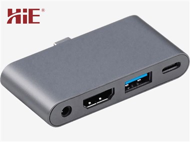 USB-C 4-i-1-dockningsstation