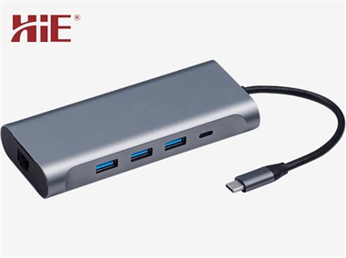 USB-C 9-i-1 dockningsstation