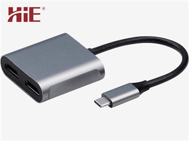 USB-C till Duo-HDMI-adapter